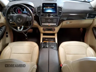 2017 Mercedes-Benz GLS 450 with VIN 4JGDF6EE7HA976883, listed as a Copart auction lot 50027235 with 133,304 mi miles and Salvage Title. Bid and sale history available at DreamBid. Image 8.