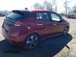 2021 Nissan LEAF SV with VIN 1N4AZ1CV6MC556928, listed as a Copart auction lot 50167985 with 39,076 mi miles and Salvage title. Bid and sale history available at DreamBid. Image 3.