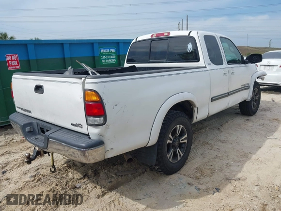 2003 Toyota Tundra SR5 with VIN 5TBRT34123S437236, listed as a IAAI auction lot 41864426 with 266,025 mi miles and . Bid and sale history available at DreamBid. Image 4.