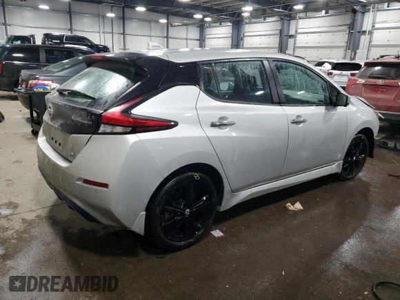 2020 Nissan LEAF SV Plus with VIN 1N4BZ1CP8LC308684, listed as a Copart auction lot 44650975 with 25,570 mi miles and Salvage Title. Bid and sale history available at DreamBid. Image 3.