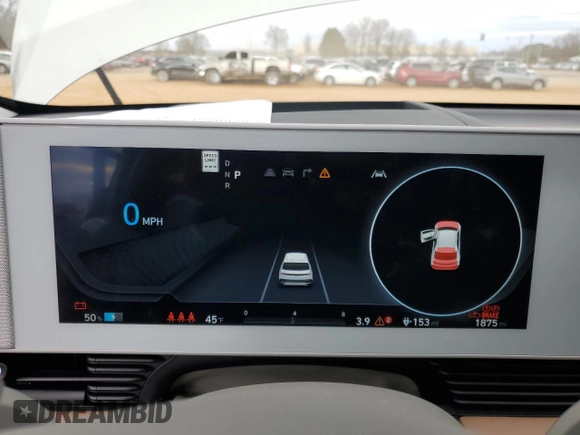 2024 Hyundai Ioniq 5 Limited with VIN KM8KRDDFXRU264199, listed as a Copart auction lot 82114524 with 1,875 mi miles and Clean title. Bid and sale history available at DreamBid. Image 9.