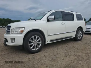2008 Infiniti QX56 z VIN 5N3AA08C98N903975, wystawiony jako Copart lot #55160505 z przebiegiem 242 152 mil mil oraz Szkody całkowita. Historia ofert i sprzedaży dostępna na DreamBid. Obrazek 1.