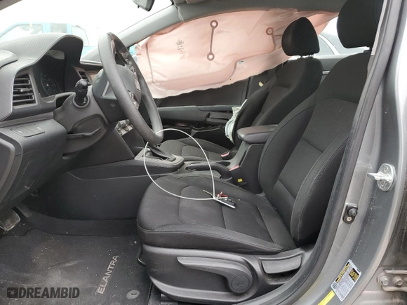 2019 Hyundai Elantra SE with VIN KMHD74LF9KU777403, listed as a Copart auction lot 48538675 with 63,489 mi miles and Salvage Title. Bid and sale history available at carsss.com. Image 7.