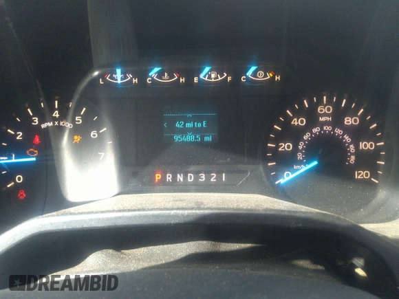 2016 Ford F-150 XL with VIN 1FTMF1C85GKD86081, listed as a IAAI auction lot 35336549 with 95,488 mi miles and . Bid and sale history available at DreamBid. Image 7.