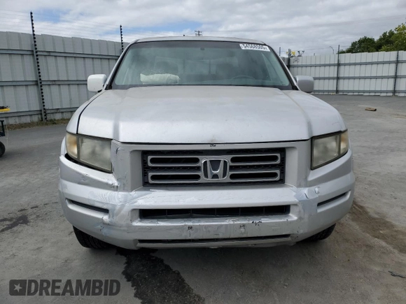 2006 Honda Ridgeline RTL with VIN 2HJYK16566H520340, listed as a Copart auction lot 54568505 with 168,187 mi miles and Salvage Title. Bid and sale history available at carsss.com. Image 5.
