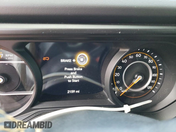 2024 Jeep Wrangler Sahara with VIN 1C4PJXEGXRW269062, listed as a Copart auction lot 64576895 with 2,159 mi miles and Salvage title. Bid and sale history available at DreamBid. Image 9.