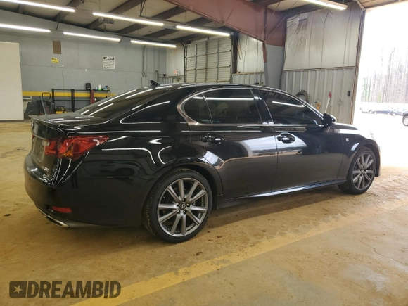 2013 Lexus GS 350 with VIN JTHBE1BL5D5025426, listed as a Copart auction lot 50168305 with 147,897 mi miles and Salvage Title. Bid and sale history available at DreamBid. Image 3.