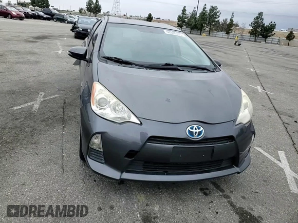 2012 Toyota Prius c One with VIN JTDKDTB32C1028595, listed as a Copart auction lot 53305535 with Not Provided miles and Salvage Title. Bid and sale history available at carsss.com. Image 13.