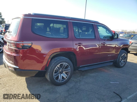 2023 Jeep Wagoneer z VIN 1C4SJVAP9PS569989, wystawiony jako Copart lot #81298154 z przebiegiem 18 133 mil mil oraz Szkoda całkowita • Salvage title. Historia ofert i sprzedaży dostępna na DreamBid. Obrazek 3.