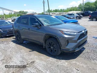 2024 Toyota RAV4 Hybrid XSE with VIN 4T3E6RFVXRU167468, listed as a IAAI auction lot 42351823 with 22,582 mi miles and . Bid and sale history available at DreamBid. Image 1.
