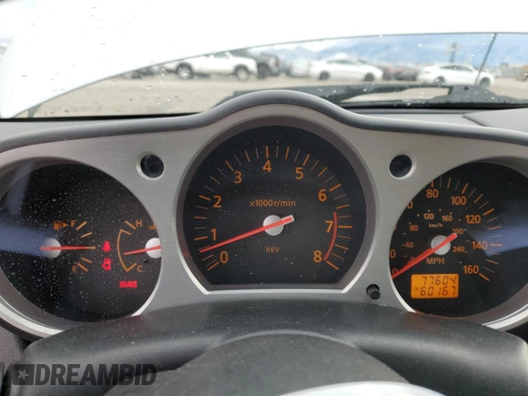 2004 Nissan 350Z Touring with VIN JN1AZ34D54T166336, listed as a Copart auction lot 86535994 with 77,604 mi miles and Salvage Title. Bid and sale history available at carsss.com. Image 9.