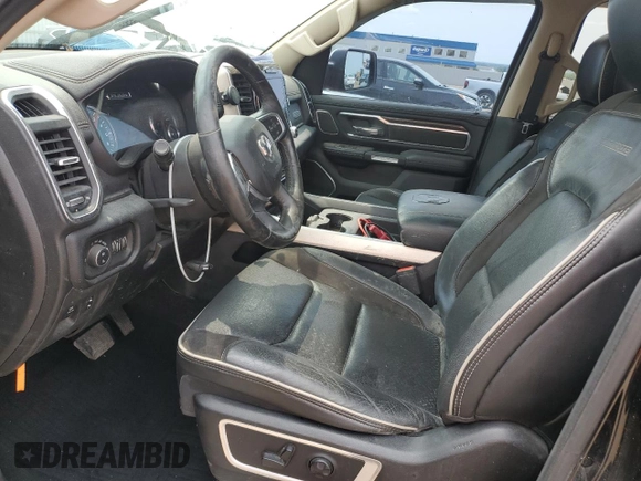 2019 Ram 1500 Laramie with VIN 1C6SRFJTXKN714855, listed as a Copart auction lot 58765625 with Not provided miles and Salvage title. Bid and sale history available at DreamBid. Image 7.