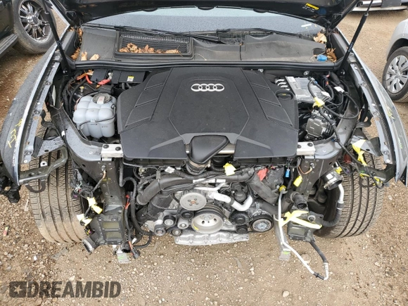 2023 Audi Q8 Premium Plus with VIN WA1EVBF12PD035302, listed as a Copart auction lot 64756094 with 8,615 mi miles and Salvage title. Bid and sale history available at DreamBid. Image 12.