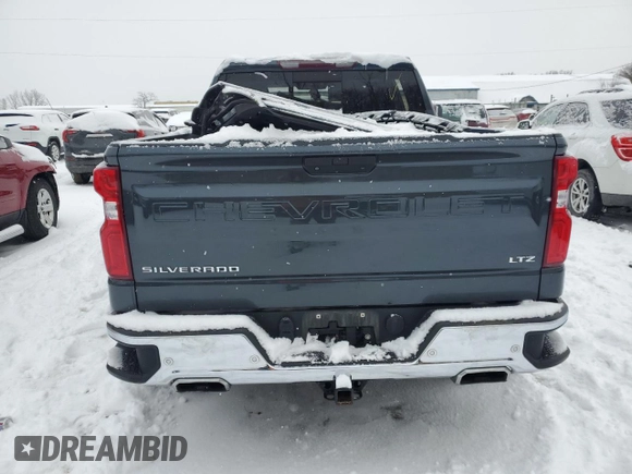 2020 Chevrolet Silverado 1500 LTZ with VIN 1GCUYGED4LZ226363, listed as a Copart auction lot 88464605 with Not Provided miles and Salvage Title. Bid and sale history available at DreamBid. Image 6.