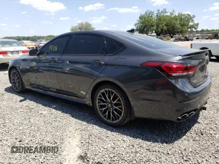 2018 Genesis G80 Sport with VIN KMHGN4JB0JU223068, listed as a Copart auction lot 51973174 with 74,908 mi miles and . Bid and sale history available at carsss.com. Image 2.