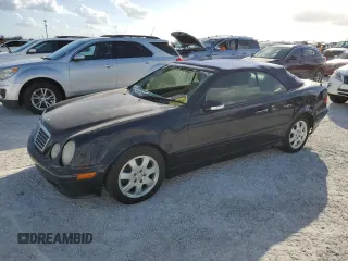 2003 Mercedes-Benz CLK-Class 3.2L with VIN WDBLK65G83T140587, listed as a Copart auction lot 75509024 with 0 mi miles and Salvage Title. Bid and sale history available at carsss.com. Image 1.