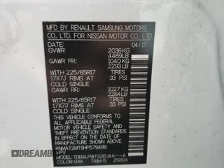 2017 Nissan Rogue S with VIN KNMAT2MT9HP579486, listed as a Copart auction lot 58251125 with 106,862 mi miles and Salvage title. Bid and sale history available at DreamBid. Image 12.