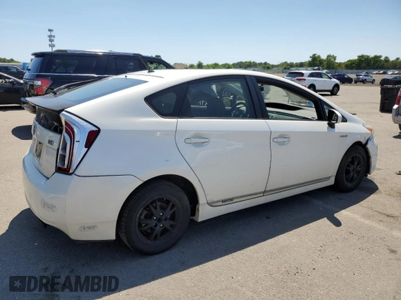 2013 Toyota Prius One with VIN JTDKN3DU4D5692524, listed as a Copart auction lot 66144315 with 259,467 mi miles and Clean title. Bid and sale history available at DreamBid. Image 3.
