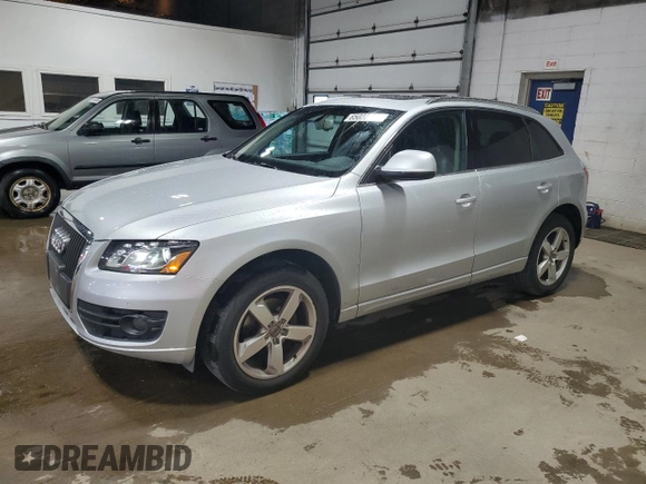 2012 Audi Q5 Premium Plus with VIN WA1LFAFP5CA122447, listed as a Copart auction lot 65022545 with 95,814 mi miles and Salvage title. Bid and sale history available at DreamBid. Image 1.