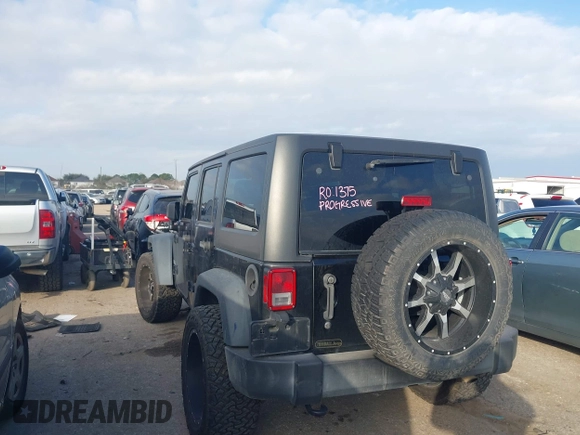 2017 Jeep Wrangler Unlimited Sport with VIN 1C4BJWDG0HL528695, listed as a IAAI auction lot 41229124 with 160,410 mi miles. Bid and sale history available at carsss.com. Image 3.