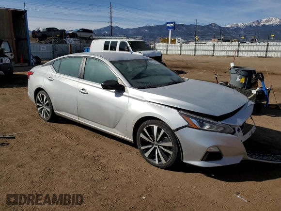 2021 Nissan Altima 2.5 SR with VIN 1N4BL4CV1MN309876, listed as a Copart auction lot 48847445 with 75,351 mi miles and Salvage Title. Bid and sale history available at carsss.com. Image 4.