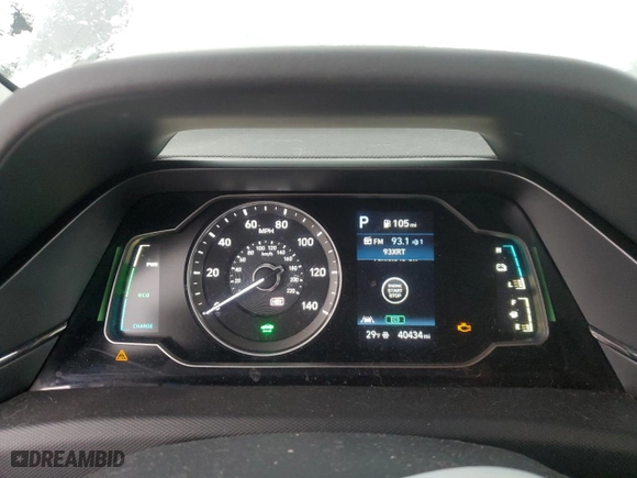 2020 Hyundai Ioniq Plug-In Hybrid SE with VIN KMHC65LD3LU235167, listed as a Copart auction lot 87891755 with NaN miles and Salvage Title. Bid and sale history available at carsss.com. Image 9.