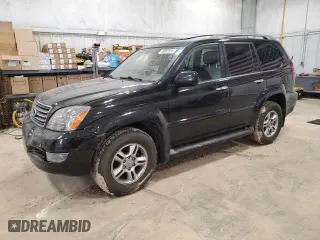 2008 Lexus GX 470 with VIN JTJBT20X180158008, listed as a Copart auction lot 48656585 with 227,563 mi miles and Clean Title. Bid and sale history available at carsss.com. Image 1.