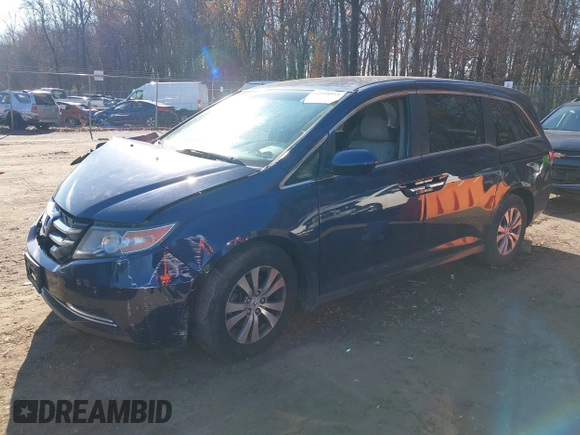 2017 Honda Odyssey SE with VIN 5FNRL5H31HB016523, listed as a IAAI auction lot 40998811 with 62,690 mi miles and . Bid and sale history available at carsss.com. Image 2.