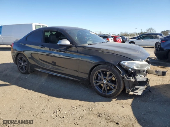 2016 BMW 2 Series M235i with VIN WBA1J7C52GV359197, listed as a Copart auction lot 46194565 with 119,380 mi miles and Salvage Title. Bid and sale history available at carsss.com. Image 4.