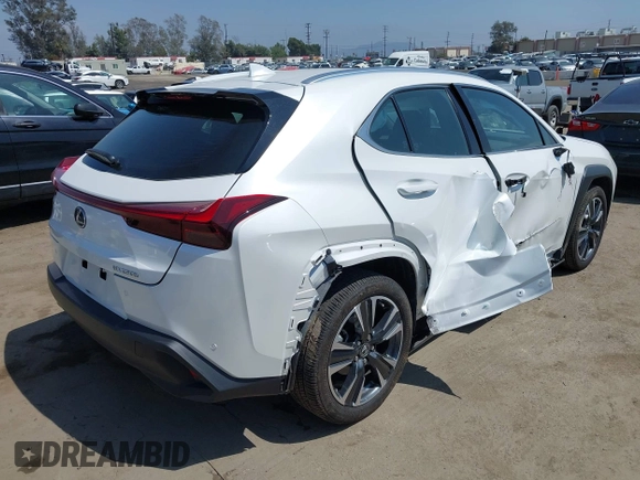 2024 Lexus UX 250h с VIN JTHX6JBHXR2186541, выставлен на аукционе IAAI как лот 42164501 с пробегом 12 233 миль миль и . История ставок и продаж доступна на DreamBid. Изображение 4.