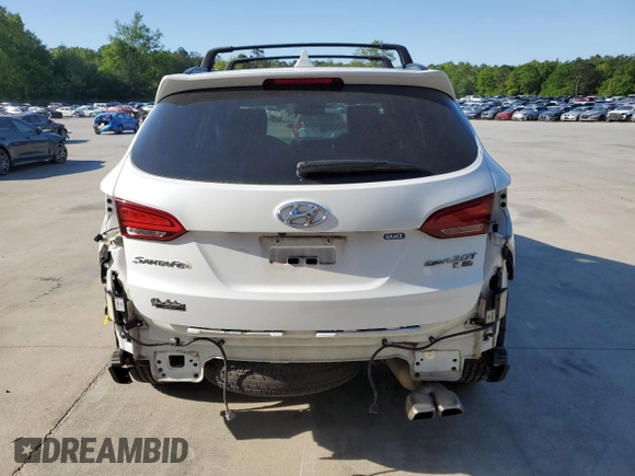 2017 Hyundai Santa Fe Ultimate с VIN 5XYZW4LA8HG494373, выставлен на аукционе Copart как лот 52382035 с пробегом 123 729 миль миль и Списание • Salvage title. История ставок и продаж доступна на DreamBid. Изображение 6.