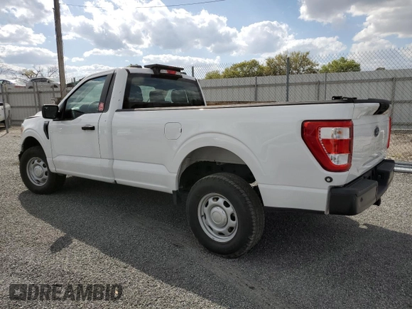 2022 Ford F-150 XL with VIN 1FTMF1EB2NKD02840, listed as a Copart auction lot 43288735 with 35,824 mi miles and Clean title. Bid and sale history available at DreamBid. Image 2.