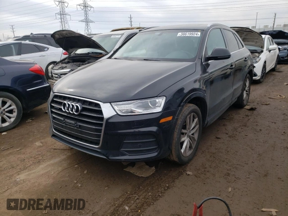 2016 Audi Q3 Premium Plus с VIN WA1EFCFS7GR023564, выставлен на аукционе Copart как лот 38619924 с пробегом 118 634 миль миль и Списание • Salvage title. История ставок и продаж доступна на DreamBid. Изображение 1.