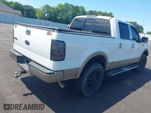 2006 Ford F-150 XLT with VIN 1FTPW12V96KD37873, listed as a IAAI auction lot 42201850 with 205,426 mi miles and . Bid and sale history available at DreamBid. Image 4.