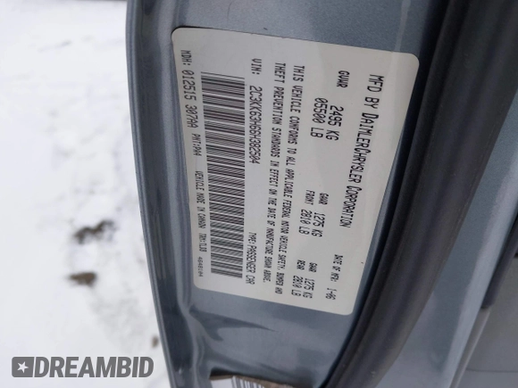 2006 Chrysler 300 C with VIN 2C3KK63H66H382504, listed as a IAAI auction lot 40599570 with 161,754 mi miles. Bid and sale history available at carsss.com. Image 9.