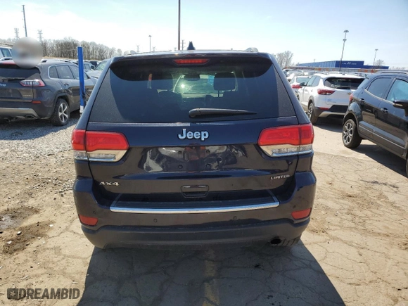 2018 Jeep Grand Cherokee Limited with VIN 1C4RJFBG8JC267923, listed as a Copart auction lot 53644885 with 94,321 mi miles and Clean Title. Bid and sale history available at carsss.com. Image 6.
