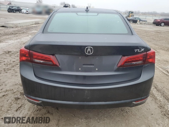 2016 Acura TLX with VIN 19UUB1F3XGA000869, listed as a Copart auction lot 43848055 with 131,104 mi miles and Salvage Title. Bid and sale history available at carsss.com. Image 6.