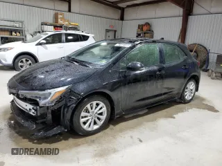 2023 Toyota Corolla Hatchback SE with VIN JTND4MBE1P3198775, listed as a Copart auction lot 47165195 with 71,377 mi miles and Clean Title. Bid and sale history available at carsss.com. Image 1.