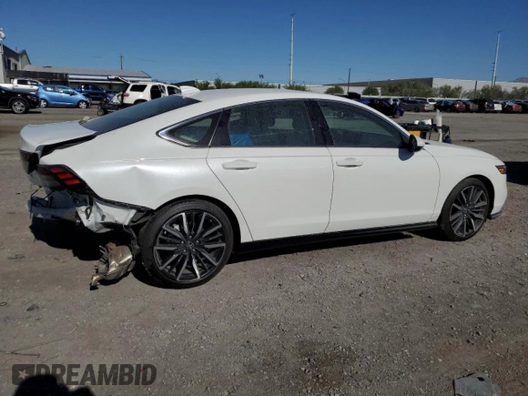 2023 Honda Accord Touring with VIN 1HGCY2F82PA044148, listed as a Copart auction lot 63864515 with 22,869 mi miles and Salvage title. Bid and sale history available at DreamBid. Image 3.