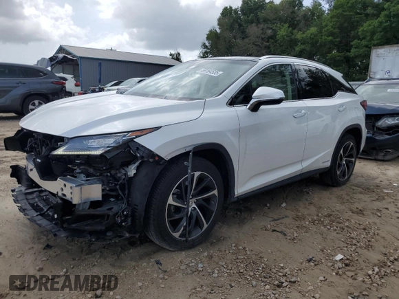 2017 Lexus RX 450h z VIN 2T2BGMCA5HC012271, wystawiony jako Copart lot #59164535 z przebiegiem 35 105 mil mil oraz Szkoda całkowita • Salvage title. Historia ofert i sprzedaży dostępna na DreamBid. Obrazek 1.