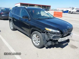 2017 Jeep Cherokee Limited with VIN 1C4PJMDS4HW564127, listed as a IAAI auction lot 41808675 with 144,472 mi miles. Bid and sale history available at carsss.com. Image 1.