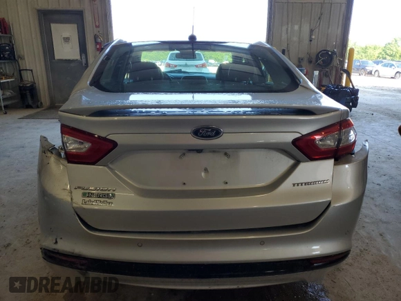 2014 Ford Fusion Titanium with VIN 3FA6P0SU9ER266393, listed as a Copart auction lot 59842455 with 144,701 mi miles and Salvage title. Bid and sale history available at DreamBid. Image 6.