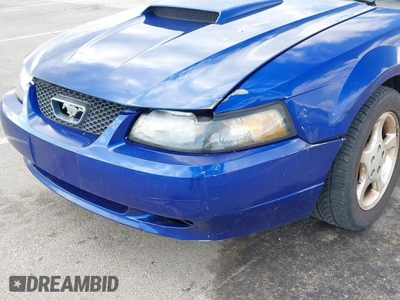 2003 Ford Mustang Standard with VIN 1FAFP40473F388884, listed as a IAAI auction lot 41973575 with 169,407 mi miles. Bid and sale history available at carsss.com. Image 6.