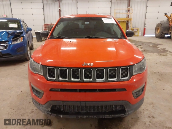 2019 Jeep Compass Sport with VIN 3C4NJCAB3KT851008, listed as a IAAI auction lot 41275348 with 86,318 mi miles and . Bid and sale history available at DreamBid. Image 12.