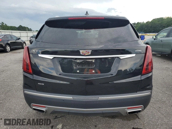 2023 Cadillac XT5 AWD Premium Luxury with VIN 1GYKNDRSXPZ145763, listed as a Copart auction lot 58387365 with 51,368 mi miles and Salvage title. Bid and sale history available at DreamBid. Image 6.