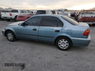 2000 Honda Civic LX with VIN 1HGEJ6672YL035550, listed as a Copart auction lot 50013625 with 158,221 mi miles and Salvage Title. Bid and sale history available at DreamBid. Image 2.