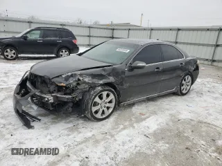 2010 Acura RL Technology with VIN JH4KB2F60AC001805, listed as a Copart auction lot 46323345 with 123,986 mi miles and Salvage Title. Bid and sale history available at DreamBid. Image 1.
