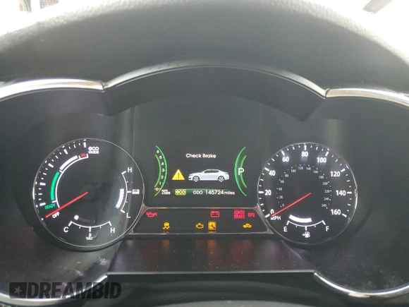 2013 Kia Optima Hybrid LX with VIN KNAGM4AD2D5046382, listed as a Copart auction lot 72360814 with 145,724 mi miles and Non Repairable. Bid and sale history available at carsss.com. Image 9.