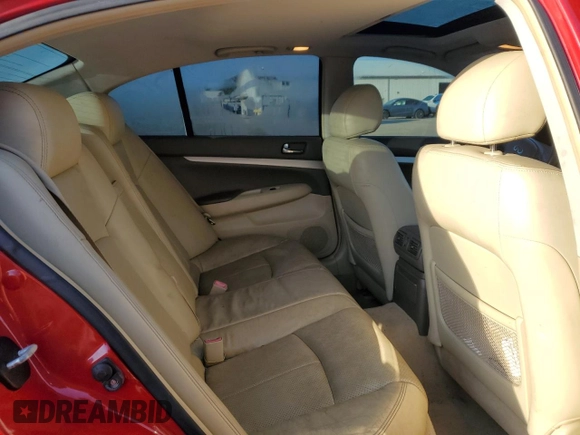 2007 Infiniti G35 G35x with VIN JNKBV61FX7M806638, listed as a Copart auction lot 74701224 with 151,697 mi miles and Salvage Title. Bid and sale history available at DreamBid. Image 10.