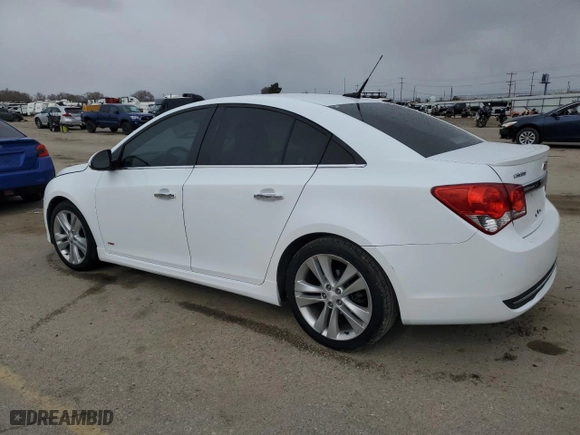 2013 Chevrolet Cruze LTZ with VIN 1G1PG5SB5D7314478, listed as a Copart auction lot 49392145 with 154,755 mi miles and Salvage Title. Bid and sale history available at carsss.com. Image 2.